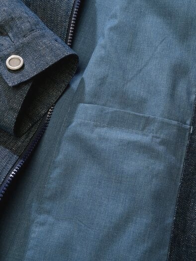 Porto-Levante-Blouson denimblau