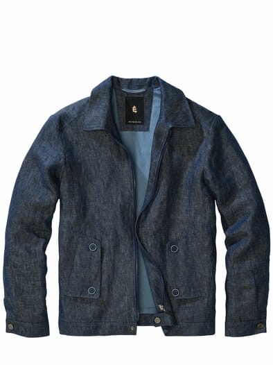 Porto-Levante-Blouson denimblau