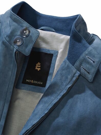 Lederblouson Costa Azzurra amalfiblau