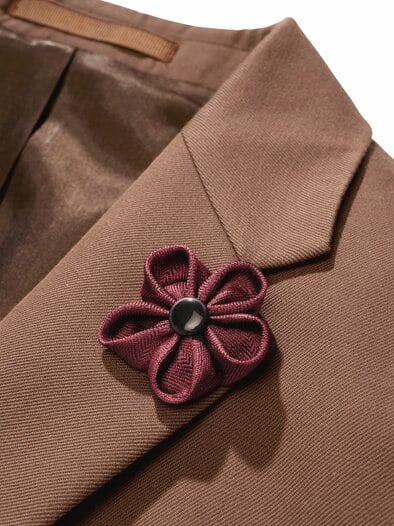 Desert-Anzugsakko kastanienbraun