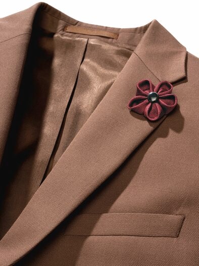 Desert-Anzugsakko kastanienbraun