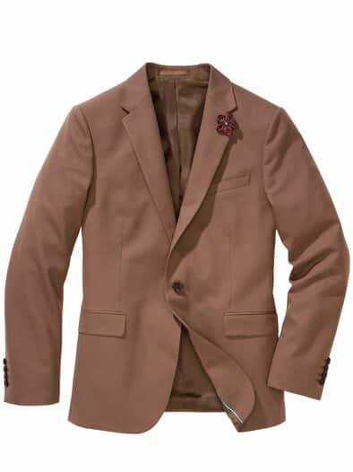 Desert-Anzugsakko kastanienbraun