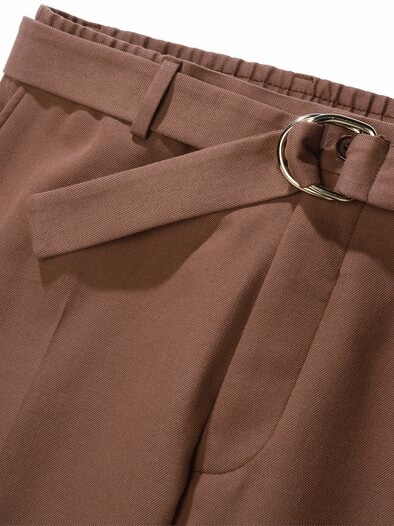 Desert-Anzughose kastanienbraun