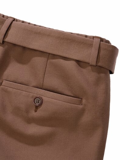 Desert-Anzughose kastanienbraun