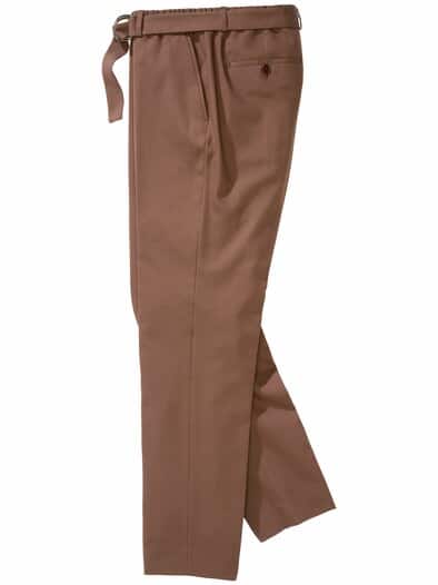 Desert-Anzughose kastanienbraun