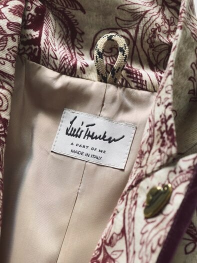 Cordsakko Lustefan Cachemire champagner/bordeaux