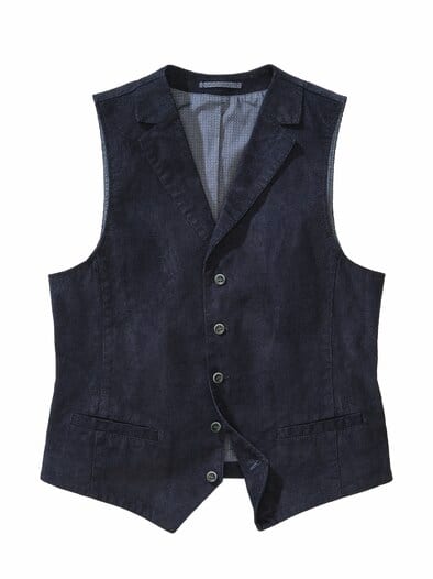 Wow-Weste indigo