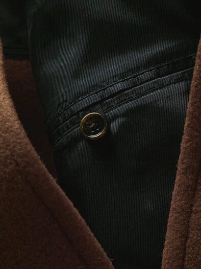 Werkstück-Wolljacke karamell