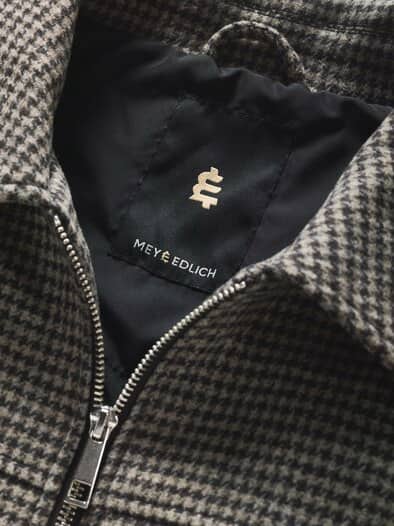 Vorausgehen-Blouson silberholz