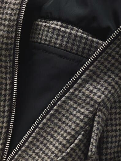 Vorausgehen-Blouson silberholz