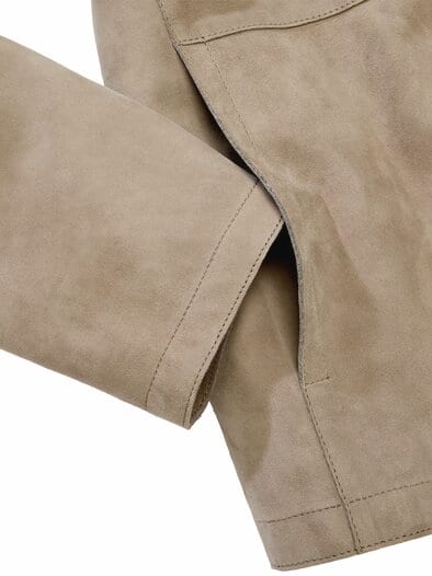 Velours-Hoodie Voyager taupebraun