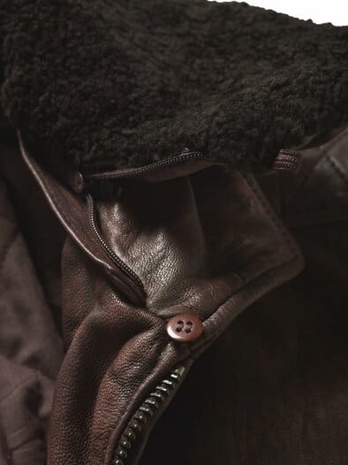 Aufwind-Lederjacke cognac
