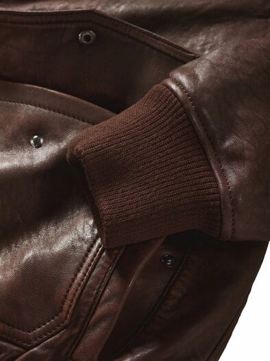 Aufwind-Lederjacke cognac