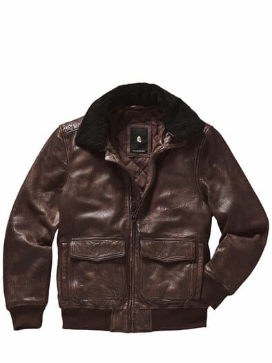 Aufwind-Lederjacke cognac