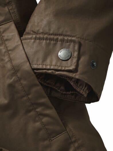 Dry-Wax-Outdoorjacke tabakblatt