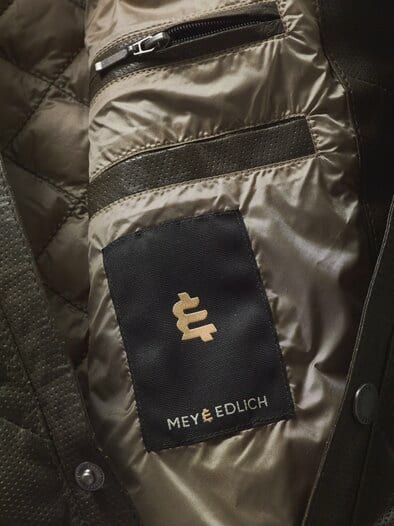 Stepplederjacke olive