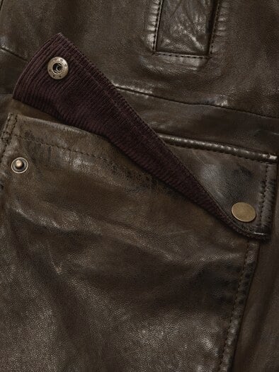 Nubuk-Jacket Waxington nachtolive