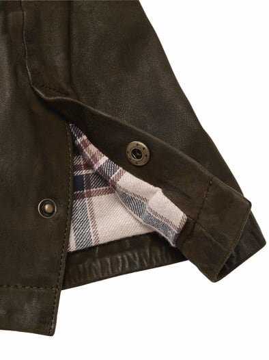 Nubuk-Jacket Waxington nachtolive
