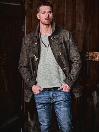 Brigantine-Dufflecoat teakbraun