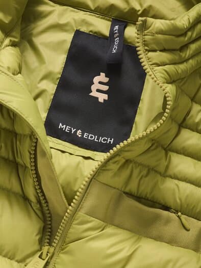 Ultraleichte Steppjacke limette