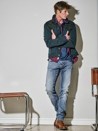 Collab-Jacke Andy indigo
