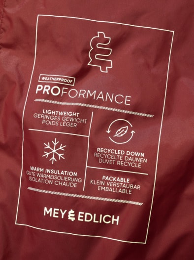 Ultraleichte Steppjacke bordeaux