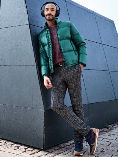 Urbanite-Steppjacke opalblau