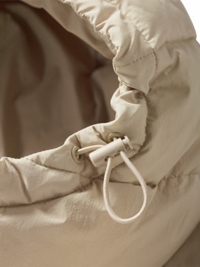 Nichtlineare Steppjacke mandel