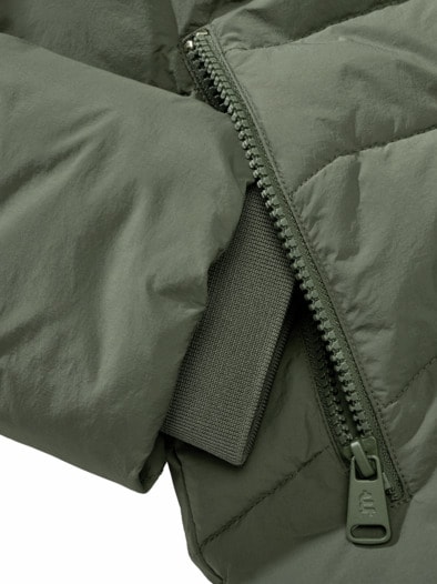 Nichtlineare Steppjacke olive