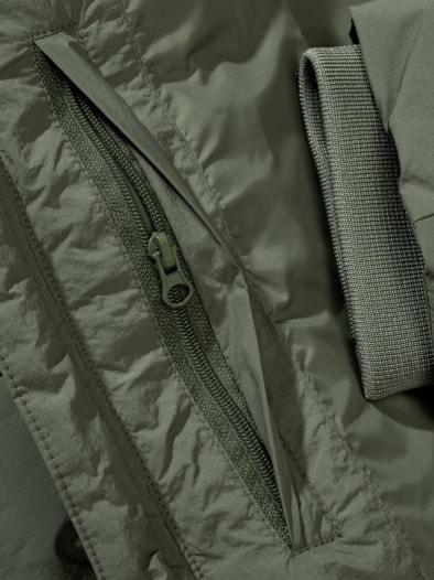 Nichtlineare Steppjacke olive