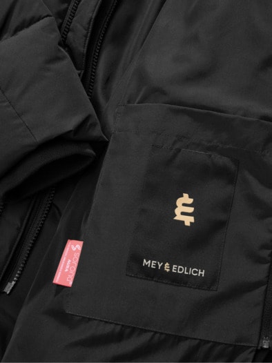 Verbindlicher Winterparka rabenschwarz