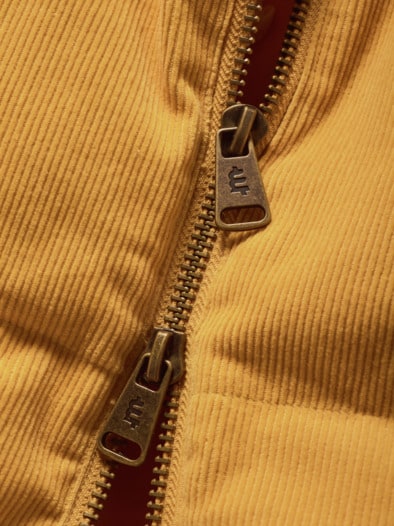 Cord-Pufferjacke raps