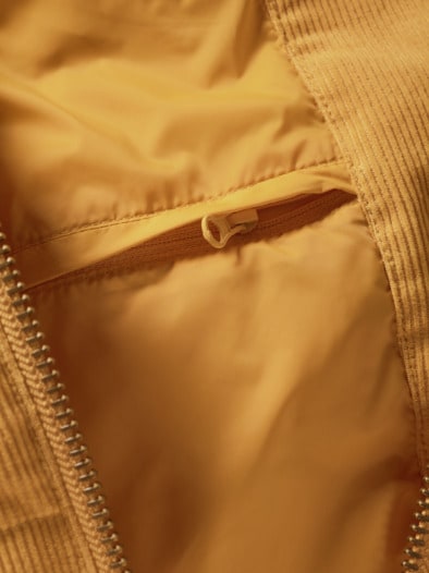 Cord-Pufferjacke raps