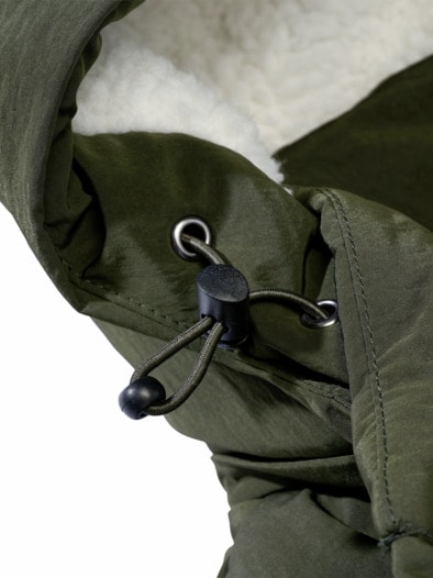 Null-Promille-Parka flaschengrün