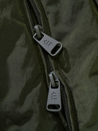 Null-Promille-Parka flaschengrün