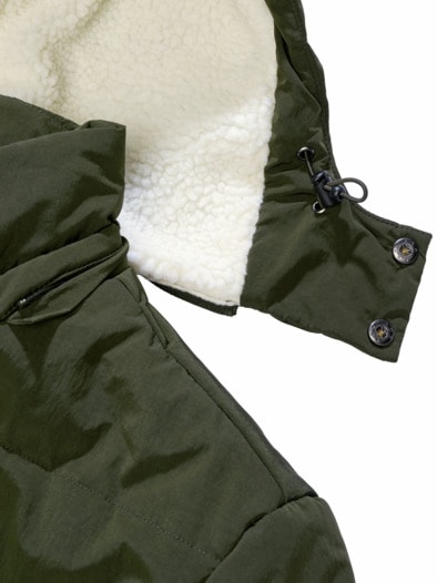 Null-Promille-Parka flaschengrün
