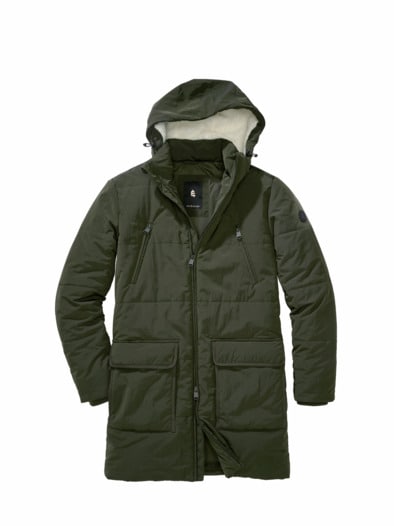 Null-Promille-Parka flaschengrün
