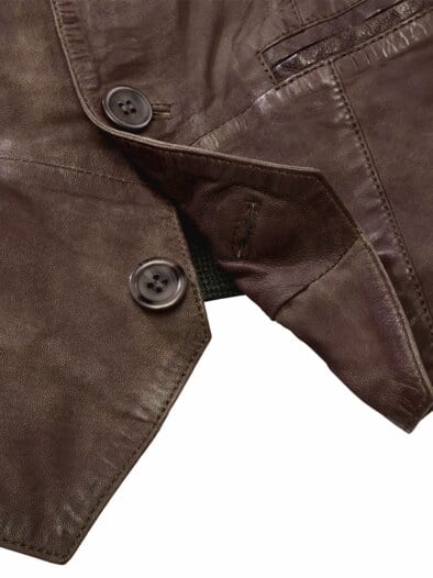 Feinschliff-Weste baumrinde