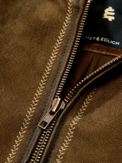 Goaß-Lederjacke antikbraun