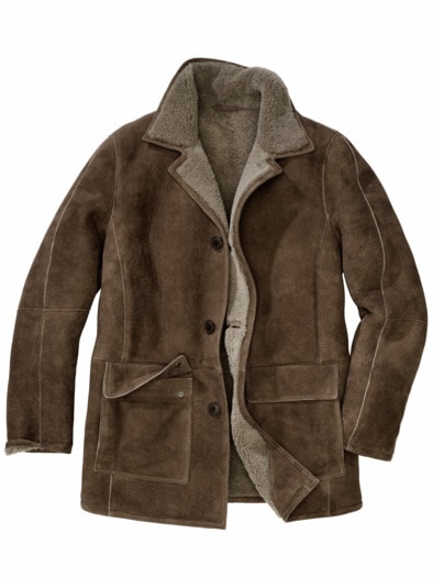 Lammfelljacke Kals pfifferlingbraun