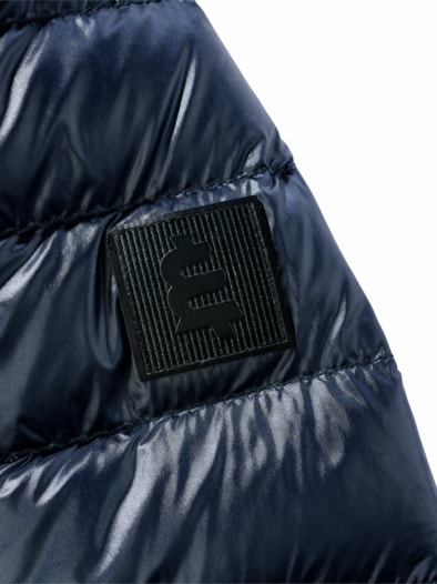 Durchblicker-Daunenjacke navy