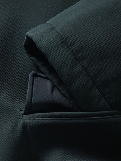 Streifzug-Mantel navy