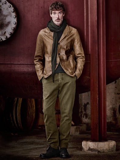 Lederjacke tra32il champagner