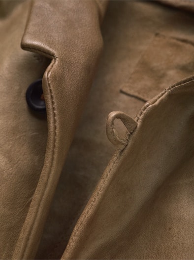 Lederjacke tra32il champagner