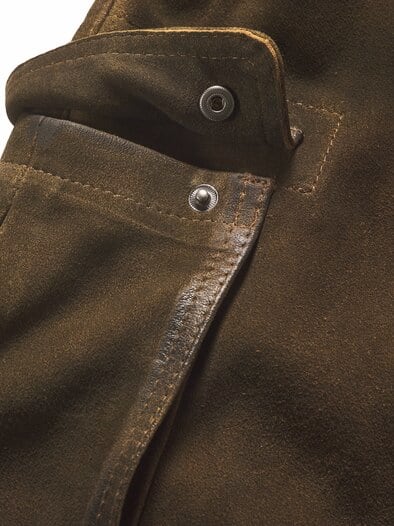 Kernige Cargo-Lederhose krachlederbraun