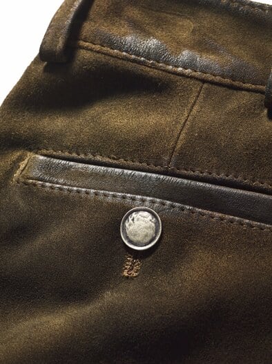 Kernige Cargo-Lederhose krachlederbraun