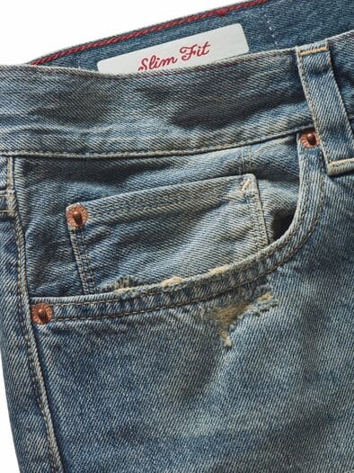 Jeans Neaal Destroy deep indigo