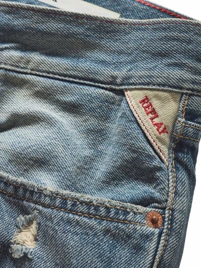 Jeans Neaal Destroy deep indigo