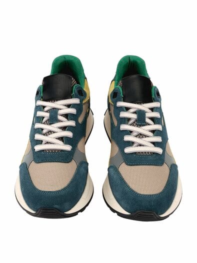 Corredor-Sneaker ozeanblau/sand/lemon