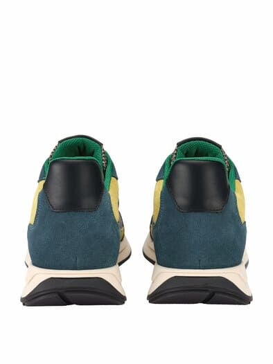 Corredor-Sneaker ozeanblau/sand/lemon
